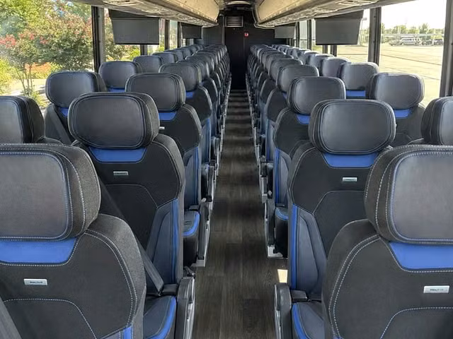 menlo park charter bus interior